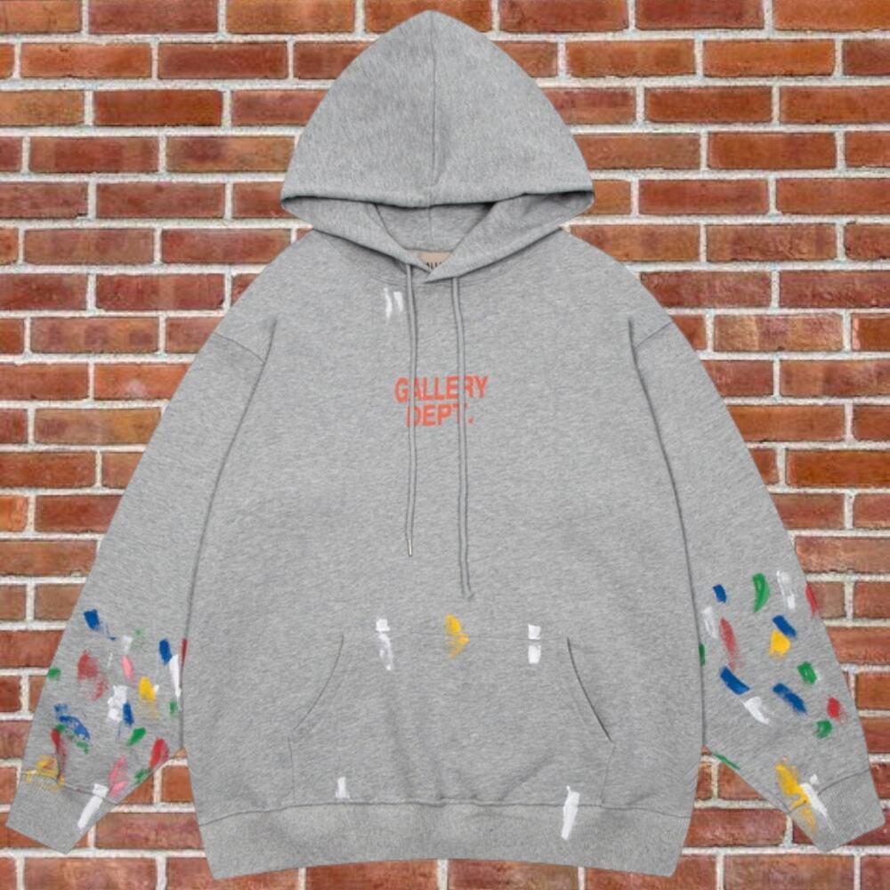 GALLERY DEPT. gray hoodie